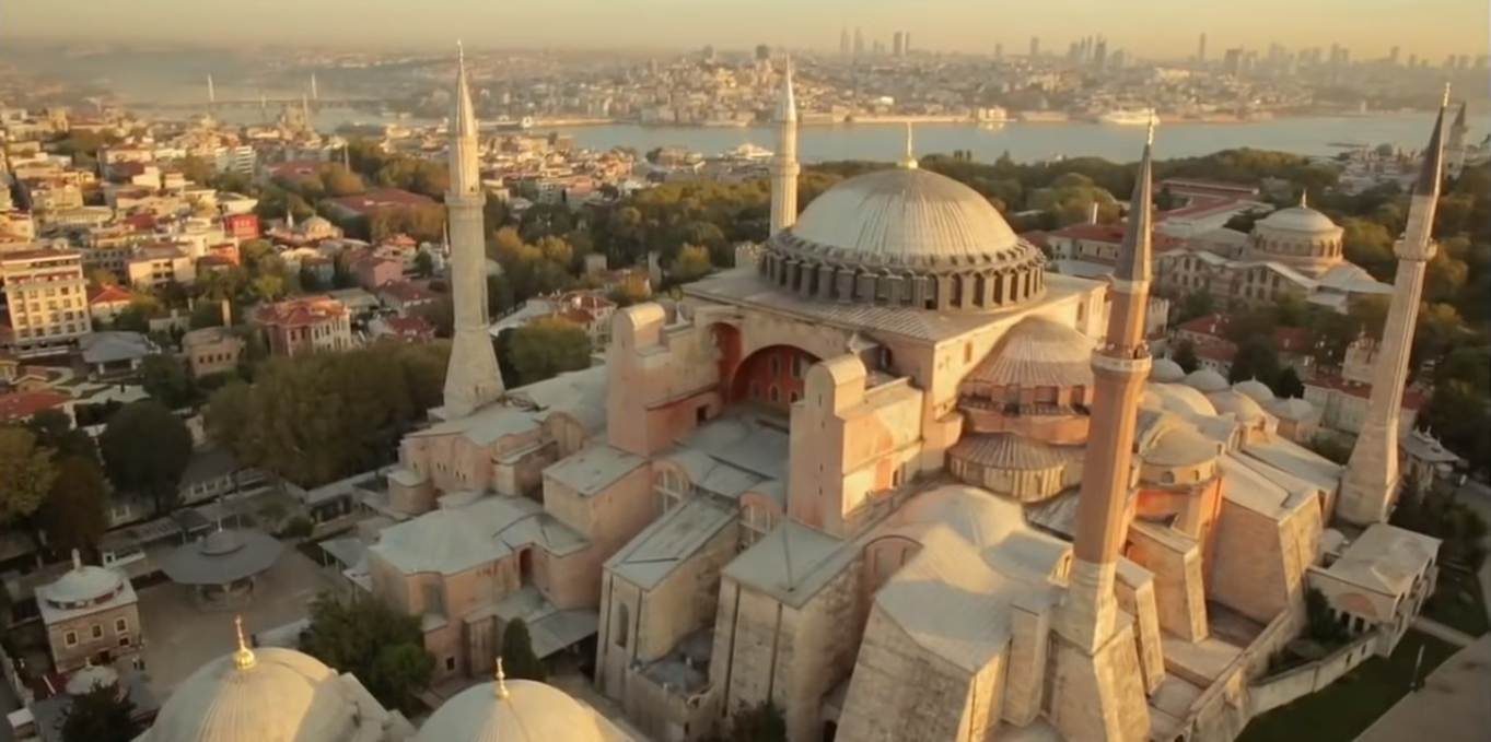 Who built Hagia Sophia?