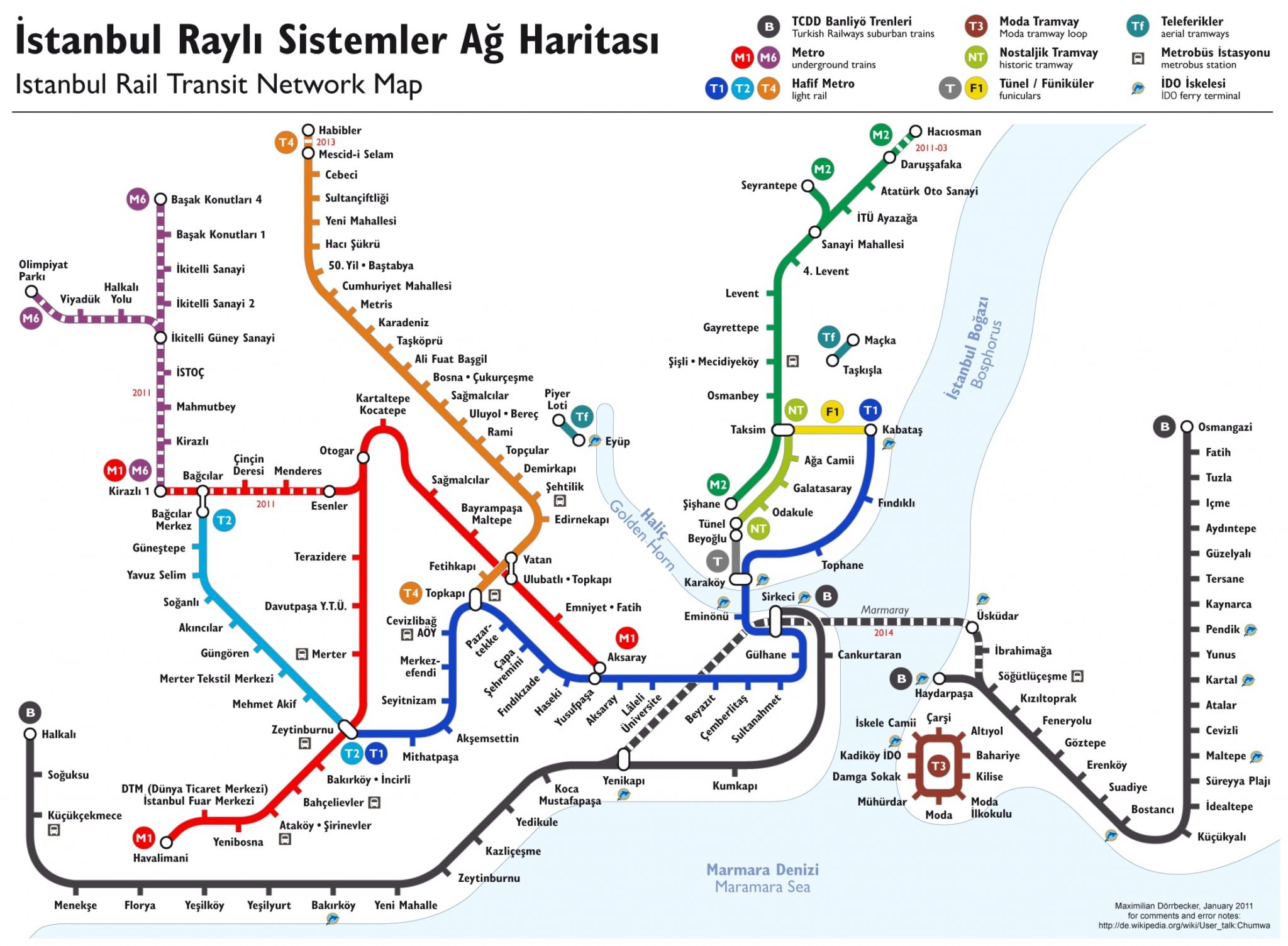 How To Get Around In Istanbul Turkey Things   Istanbul Rapid Transit Map Schematic 2048x1505 