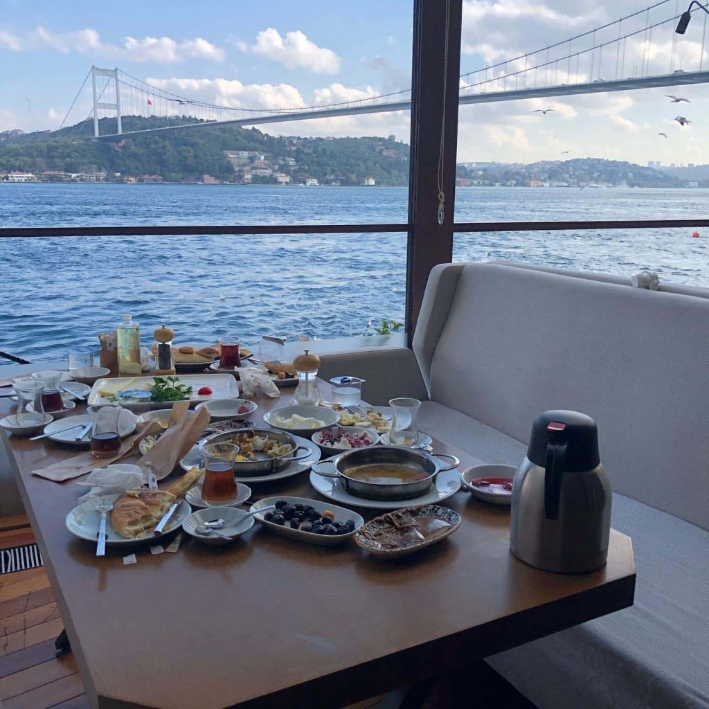 11 places to have breakfast with a view of the bosphorus turkey things